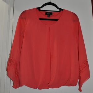 BCX Juniors' Trumpet Sleeve Bubble Top